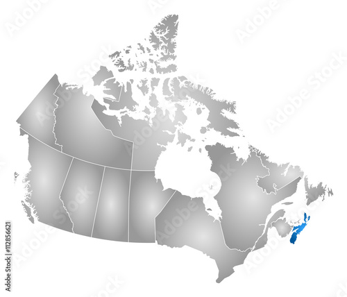 Map - Canada, Nova Scotia