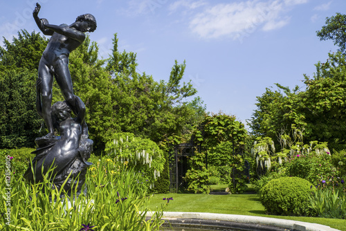 Hylas and the Nymph Statue in St. Johns Lodge Gardens photo