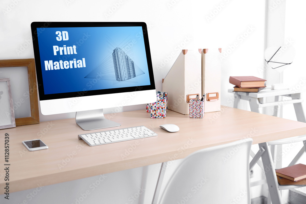 3D Printing concept, new technology 3D Printing concept, new technology