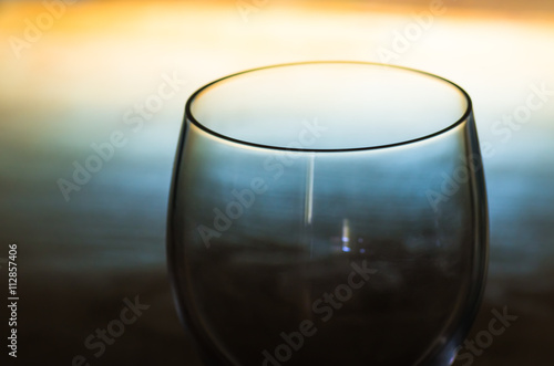 Empty glass background