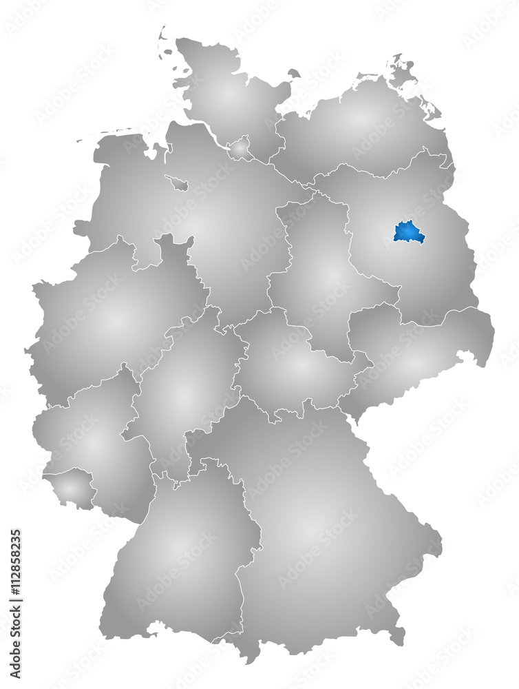 Map - Germany, Berlin
