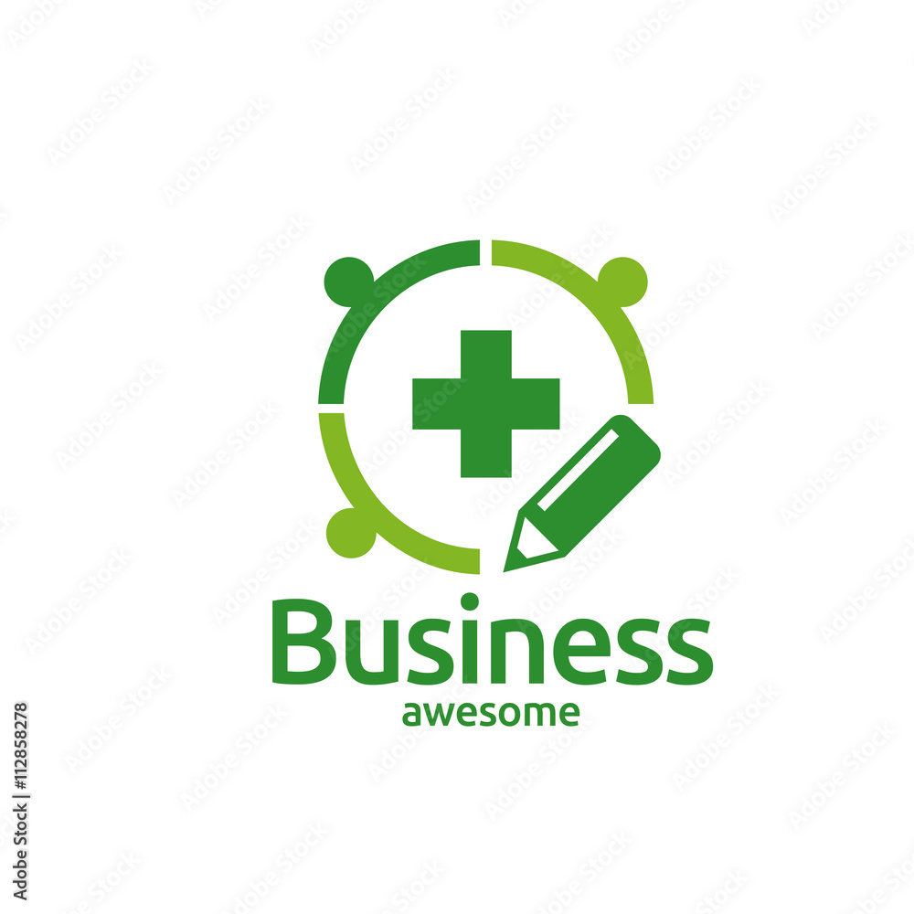 community Health Connect People shape vector logo community Health Connect People shape vector logo