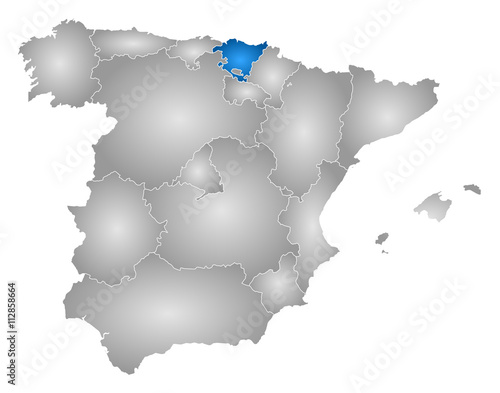 Map - Spain  Basque Country