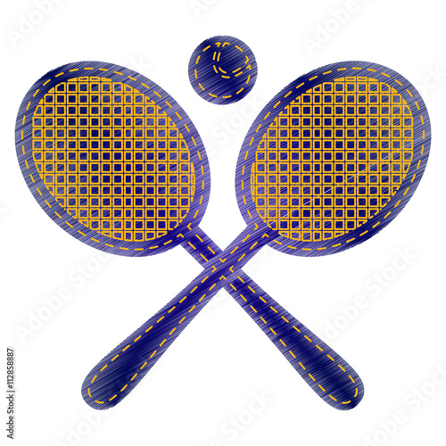 Tennis racket sign