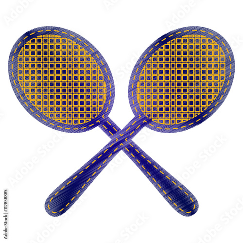Tennis racquets sign