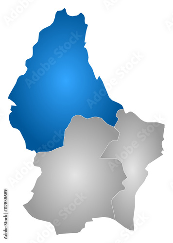 Map - Luxembourg  Diekirch