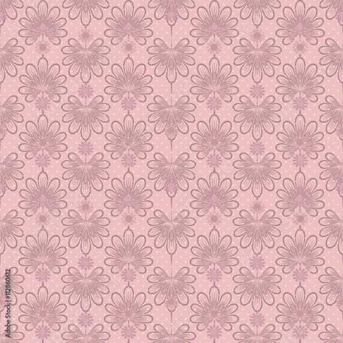 Seamless pattern graphic ornament. Floral stylish background. Ve