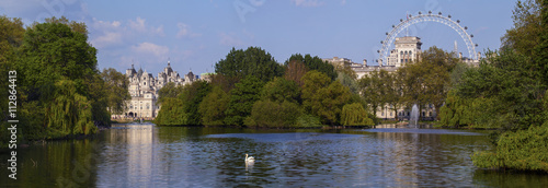 View of St. James's Park in London