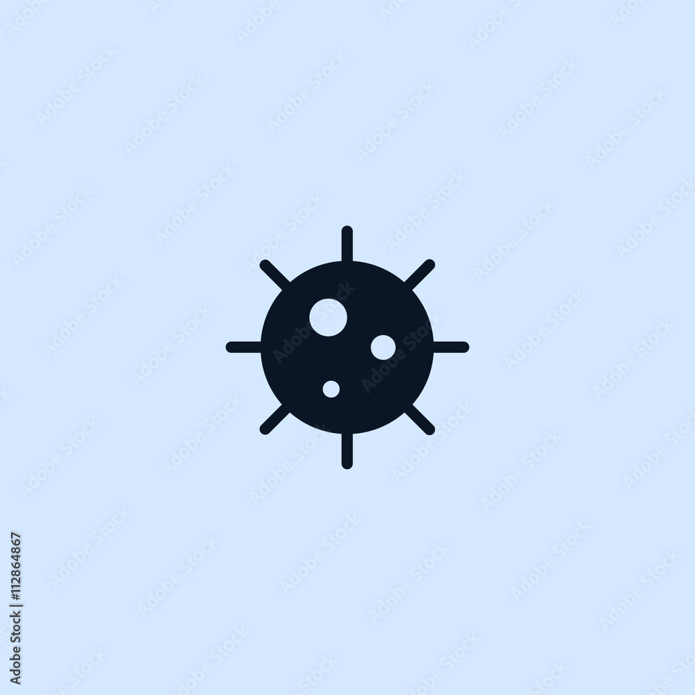 Obraz premium naval mine icon