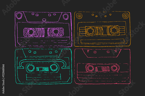 Illustration of tape cassette