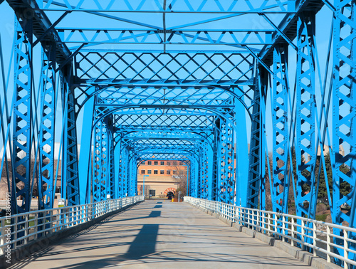 Fototapeta Chodzący most przy Grand Rapids, Michigan