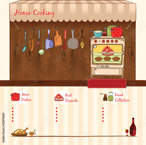 Home Cooking template