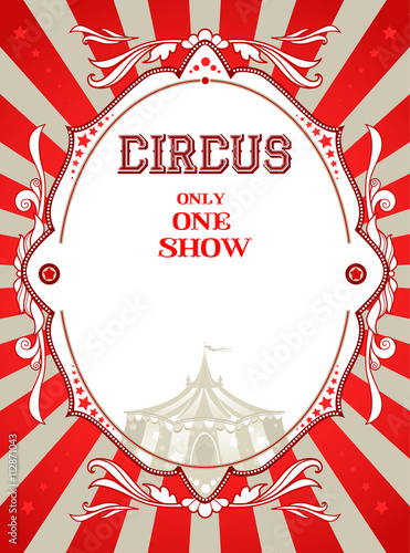 Vintage circus poster