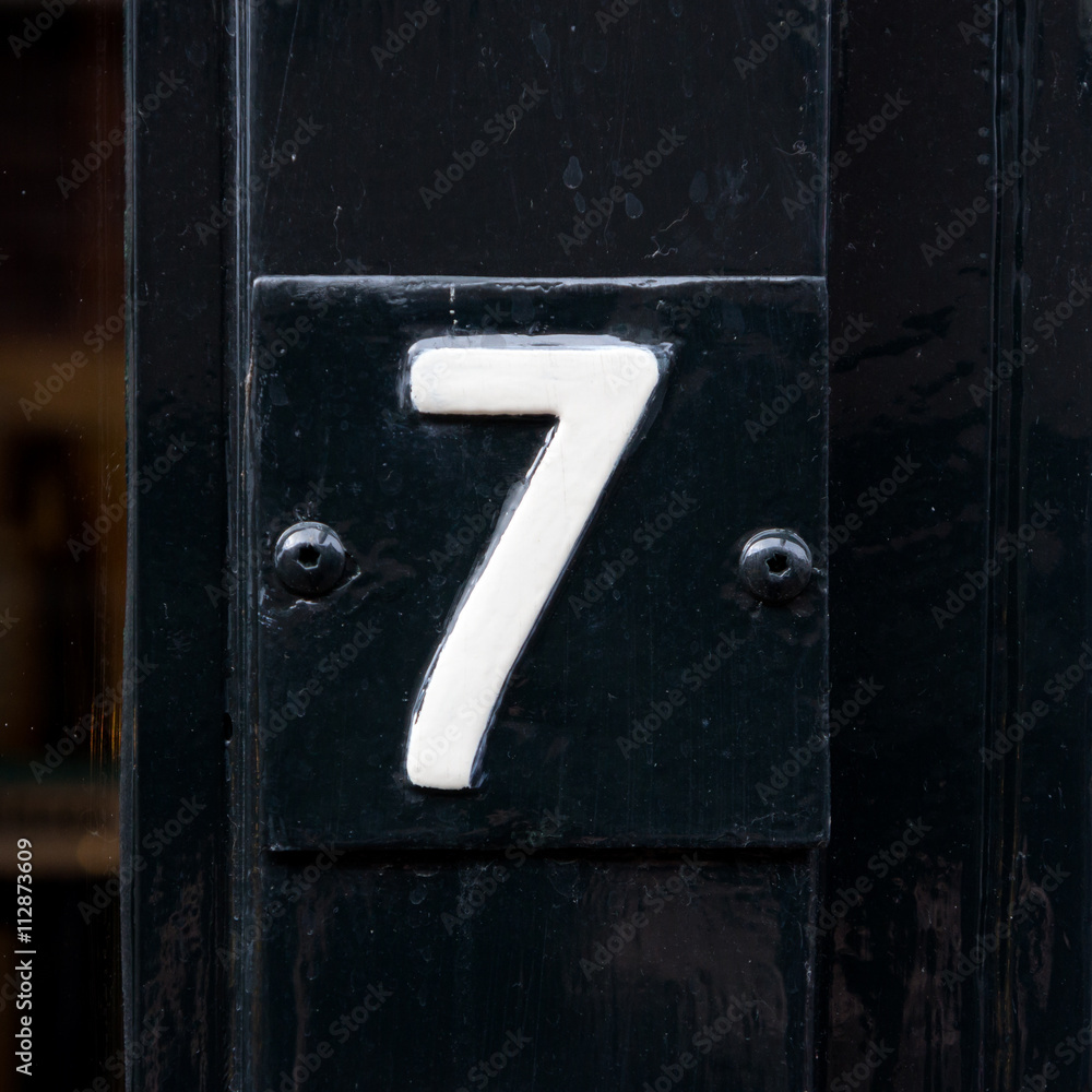 Obraz premium Number 7