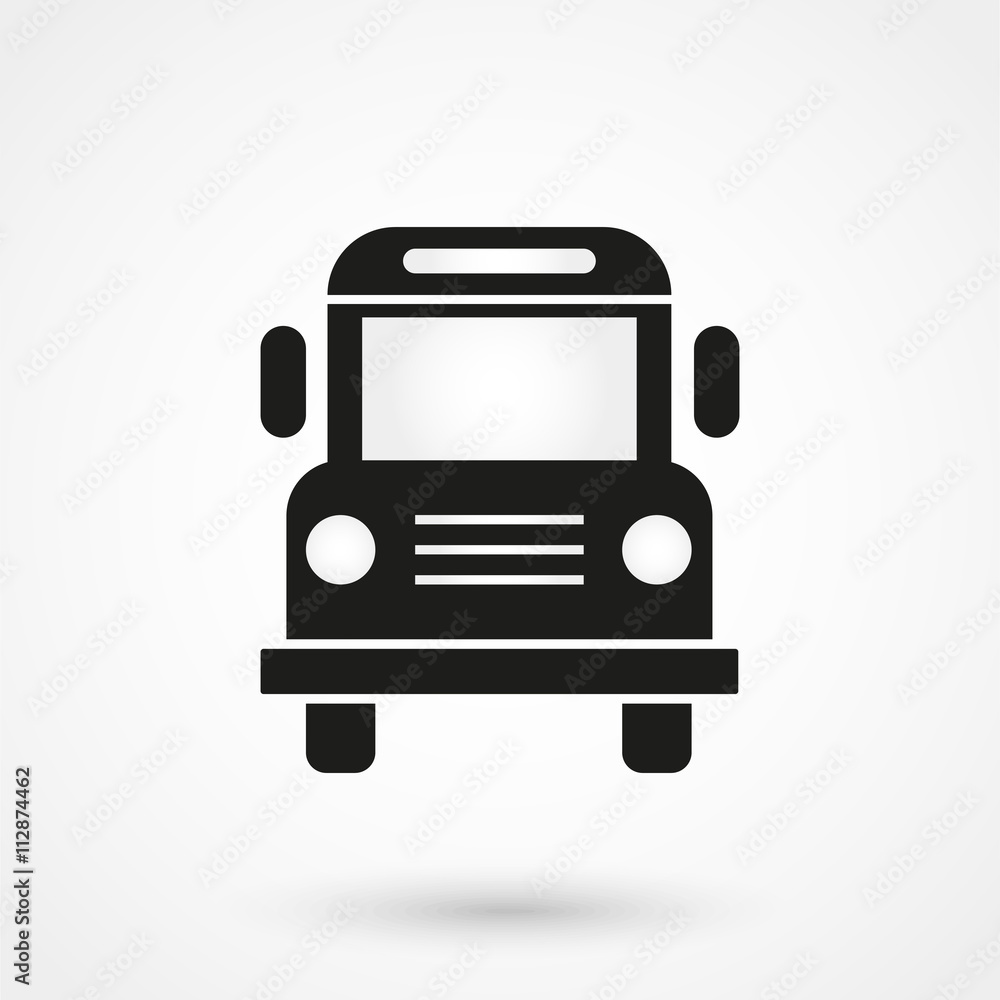 school bus icon school bus icon