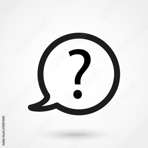 question icon vector