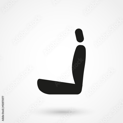 Car seat icon