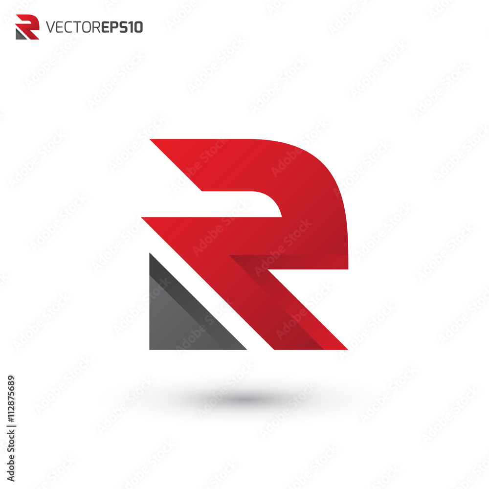 Abstract Letter R Vector Logo Abstract Letter R Vector Logo