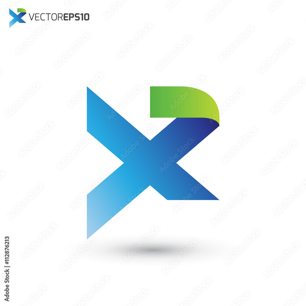 Abstract Letter X Vector Logo Abstract Letter X Vector Logo