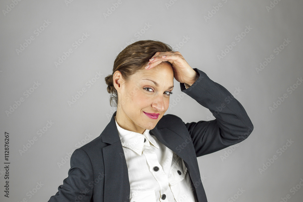 Close up portrait of successful business woman Close up portrait of successful business woman