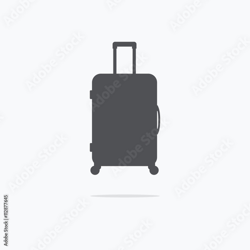 Suitcase. Icon suitcase. Vector illustration.