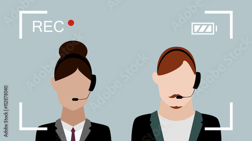 live stream - man and woman