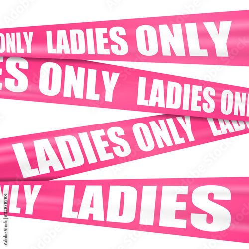 absperrband ladies only I