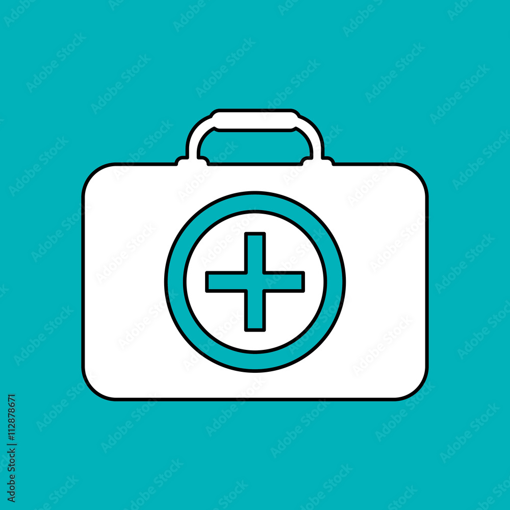 Obraz premium Insurance design. Safety icon. Isolated illustration