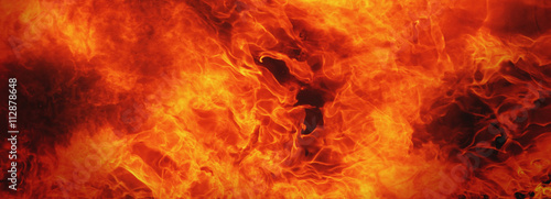 Obraz na plátně fire background a symbol of hell and inferno