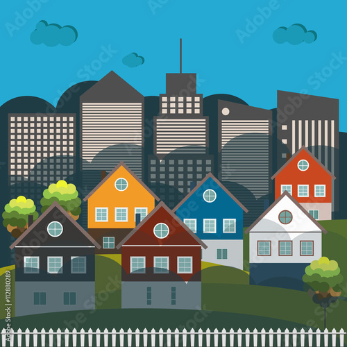 Colorful City, Houses For Sale / Rent. Real Estate