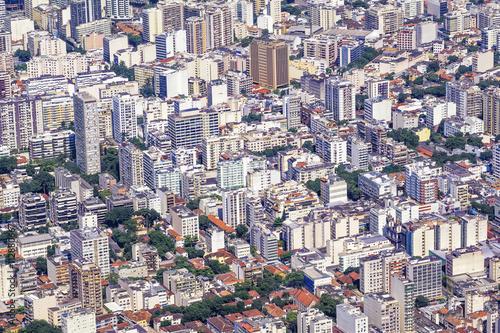 Aerial View of Botafogo Neighbourhood in Rio de Janeiro, Brazil.