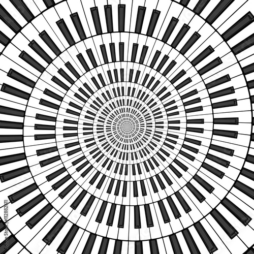 Large Keyboard Spiral