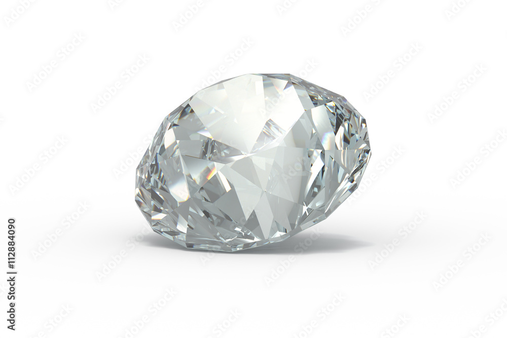 Diamond, isolated on White Diamond, isolated on White