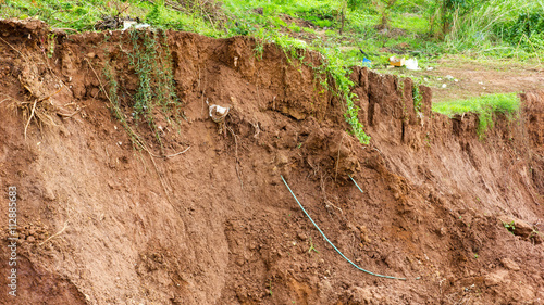 Coastal erosion, land slides.