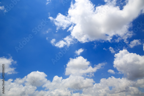  Blue sky with clouds background 