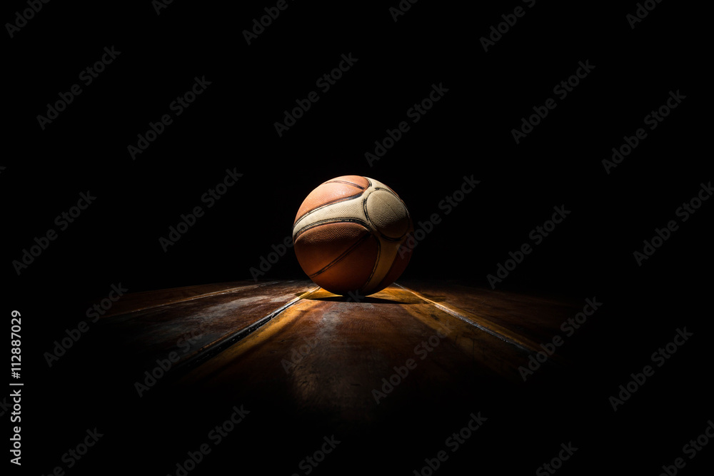 Fototapeta premium Basketball on Court