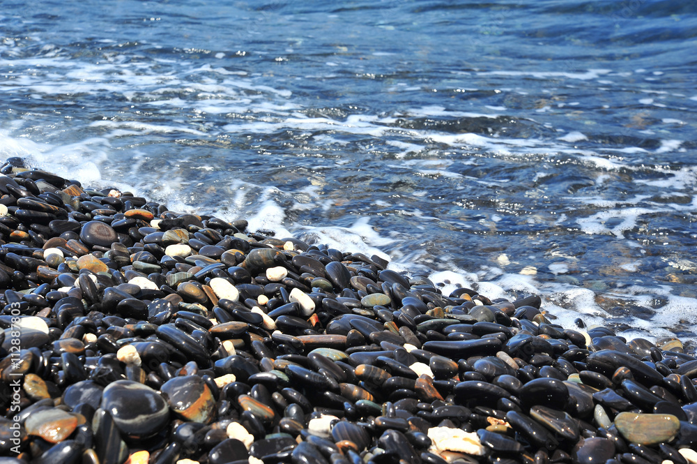 Beautiful Rocks on Beach Beautiful Rocks on Beach