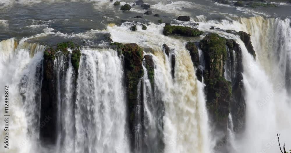 Iguazu Falls on the border of Brazil and Argentina Iguazu Falls on the border of Brazil and Argentina