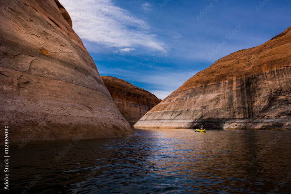 Kayaking Lake Powell Utah