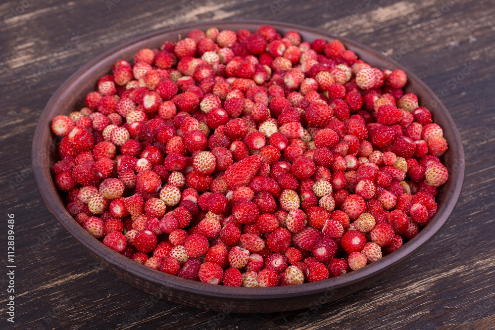 Fresh, ripe strawberries , wild berry Fresh, ripe strawberries , wild berry