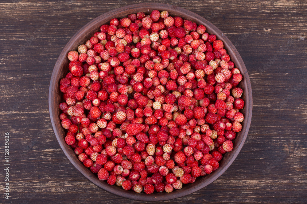 Fresh, ripe strawberries , wild berry Fresh, ripe strawberries , wild berry