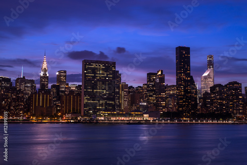 New York City Manhattan buildings skyline  © blvdone