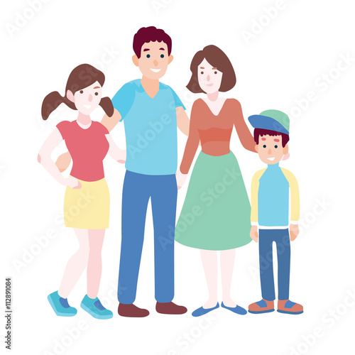 family vector illustration.