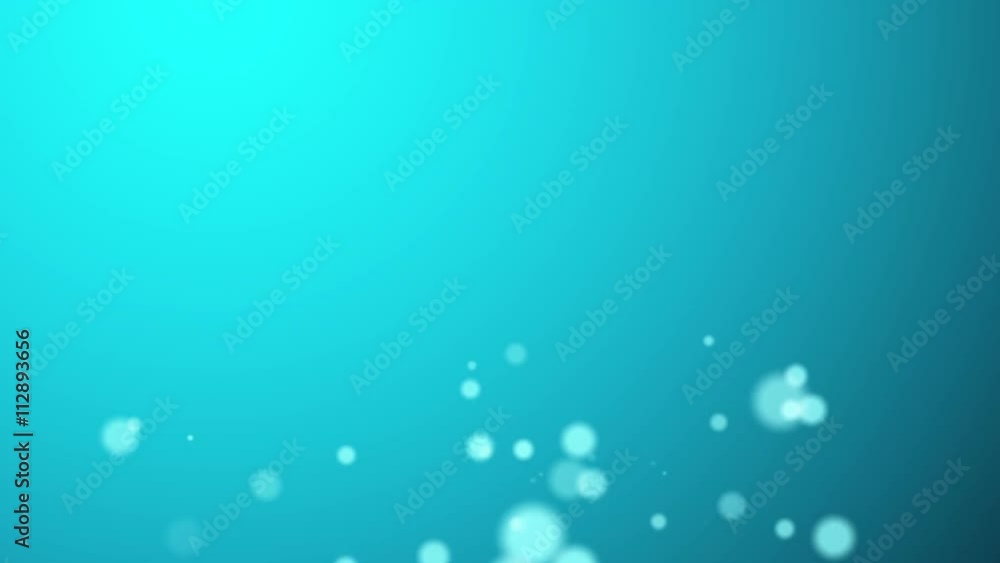Underwater Blue Bokeh Glitter Underwater Blue Bokeh Glitter