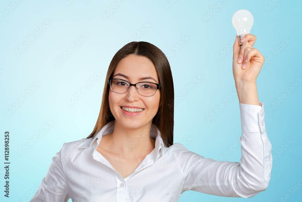 Portrait of a young businesswoman having a brilliant idea Portrait of a young businesswoman having a brilliant idea