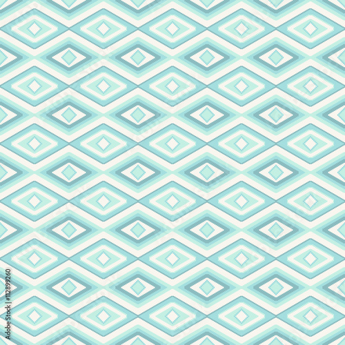 abstract seamless pattern with rhombus like a ethnic fabric style