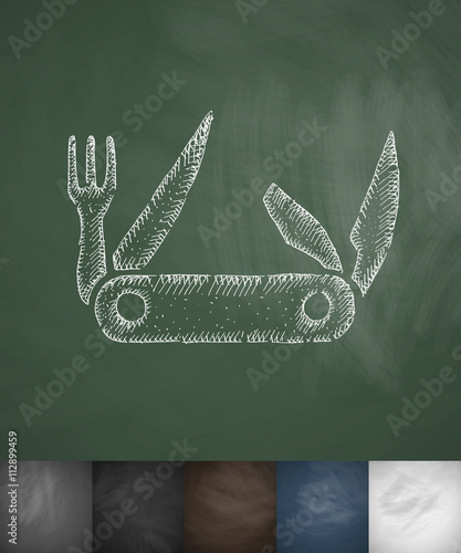 trinket icon. Hand drawn vector illustration