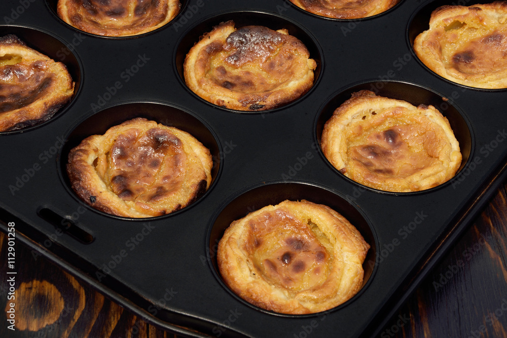 Pastéis de Nata in Muffinform Pastéis de Nata in Muffinform