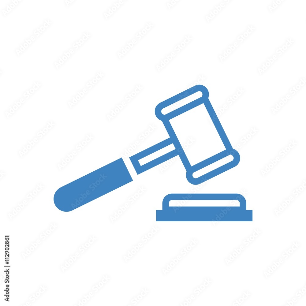 Logo design judge hammer icon symbol law firm Logo design judge hammer icon symbol law firm