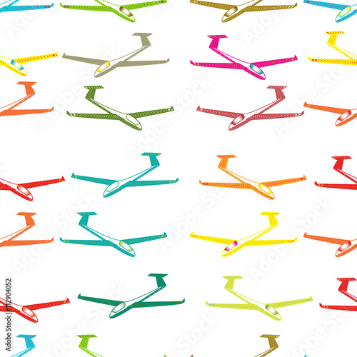 seamless background with gliders